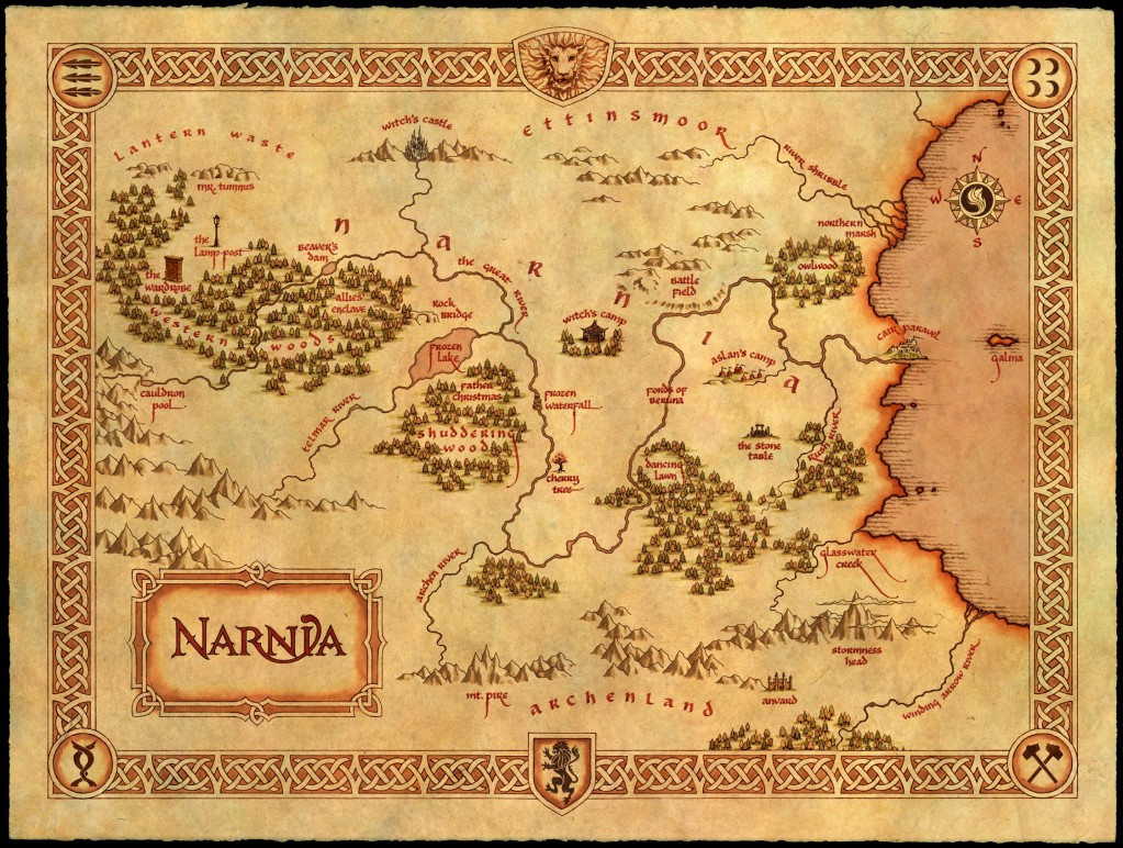 free narnia map