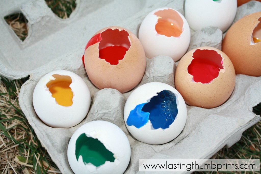 egg painting family night