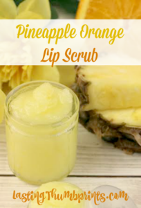 Homemade Lip Scrub: Pineapple Orange