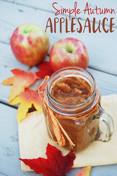 Quick & Easy Homemade Applesauce - So Easy You'll Feel Like You're Cheating!
